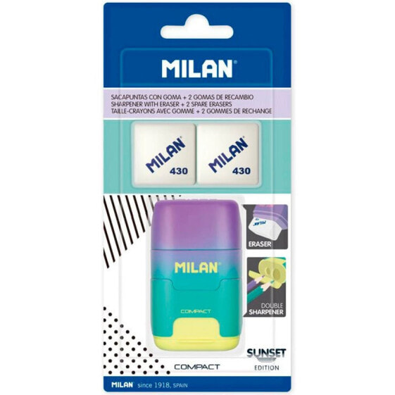 Ластик солнечный MILAN Shark Blister Compact+2 Gums