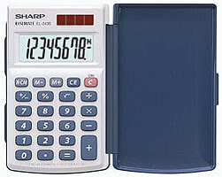 Sharp EL-243S - Pocket - Basic - 8 digits - Silver