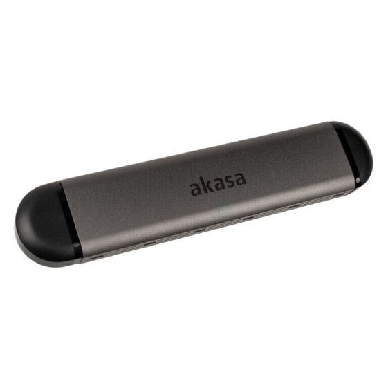 Akasa externes M.2 NVMe Gehäuse, USB 3.1, Aluminium - schwarz