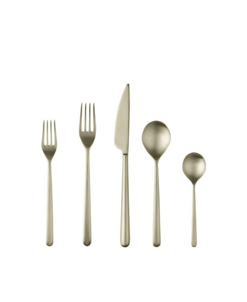 Linea Ice Flatware Set, 5 Piece