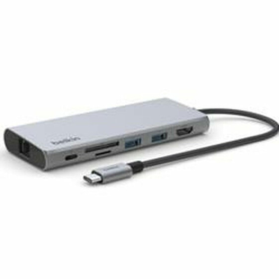 USB-разветвитель Belkin INC009BTSGY Серебристый (1 штук)