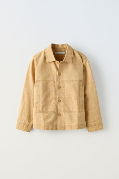 Textured overshirt