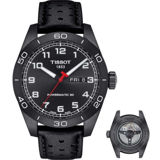 Мужские часы Tissot PRS 516 POWERMATIC 80 Чёрный