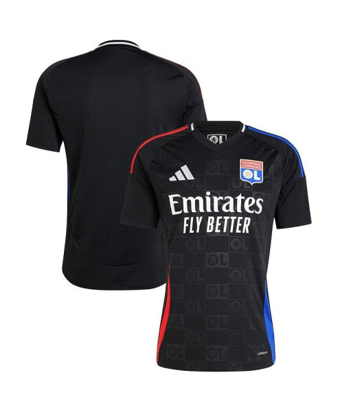 Men's Black Olympique Lyonnais 2024/25 Away Replica Jersey