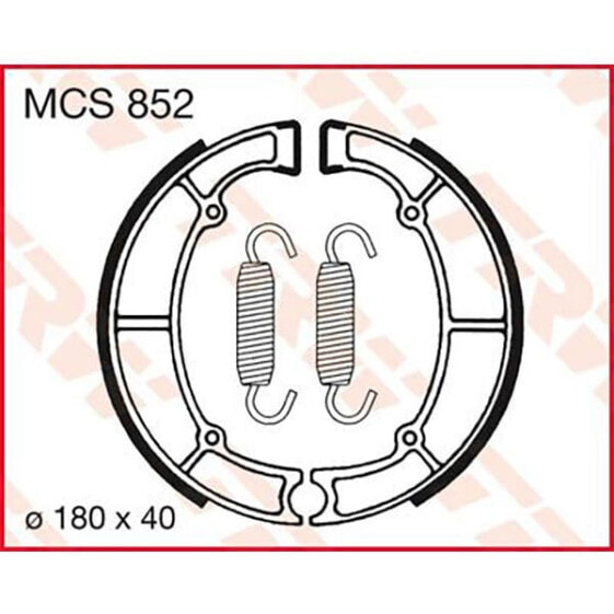 TRW Kawasaki EN 450 LTD 454 86 Rear Brake Shoe