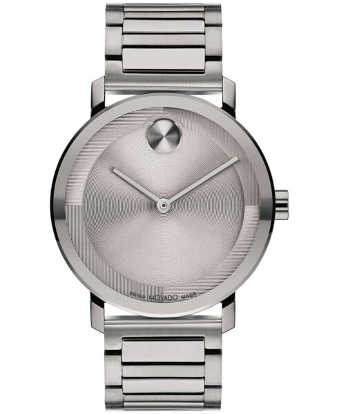 Men's Bold Evolution 2.0 Swiss Quartz Ionic Plated Gray Steel Watch 40mm