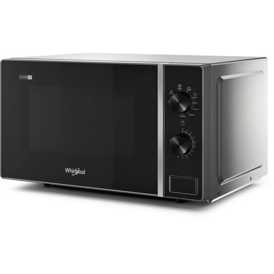 Whirlpool MWP 103 SB - Countertop - Grill microwave - 20 L - 700 W - Rotary - Black - Silver
