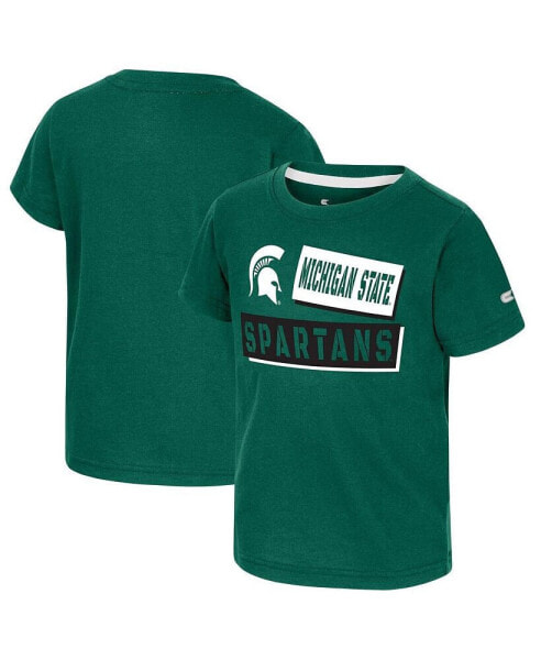 Toddler Boys and Girls Green Michigan State Spartans No Vacancy T-shirt
