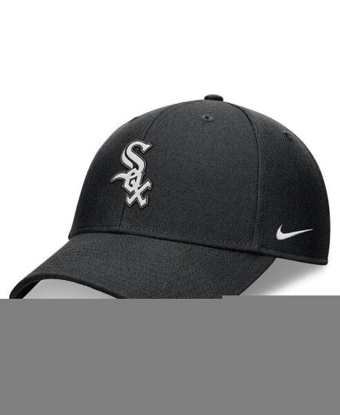 Men's Black Chicago White Sox Evergreen Club Performance Adjustable Hat