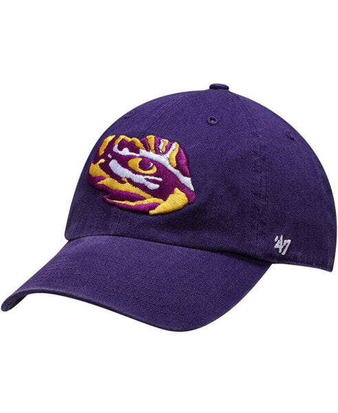 Men's Purple LSU Tigers Team Clean Up Adjustable Hat