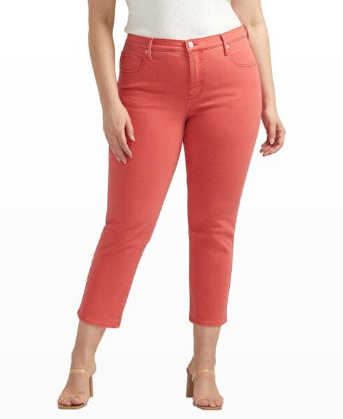 Plus Size Cassie Mid Rise Cropped Pants