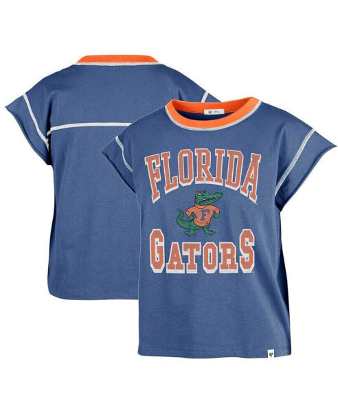 Women's Royal Florida Gators Sound Up Maya Cutoff T-shirt