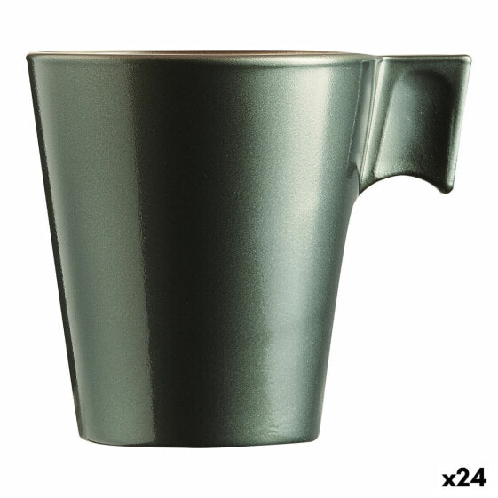 Кружка Mug Luminarc Flashy Зеленый 80 ml Cтекло (24 штук)