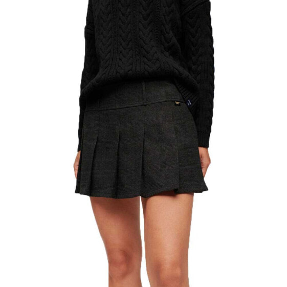 SUPERDRY Low Rise Pleated Mini Skirt