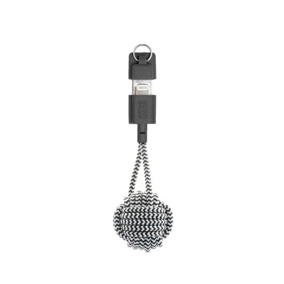 Native Union Key - Black - White - USB A - Lightning - 0.15 m - Male - Male