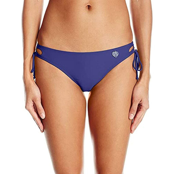 Body Glove Women's 175038 Smoothies Tie Side Coverage Bikini Bottom Midnight M