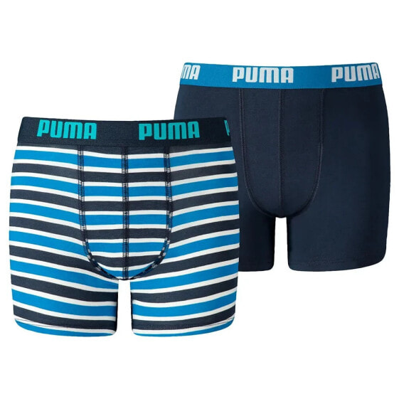 PUMA Basic Printed Stripe boxers 2 units