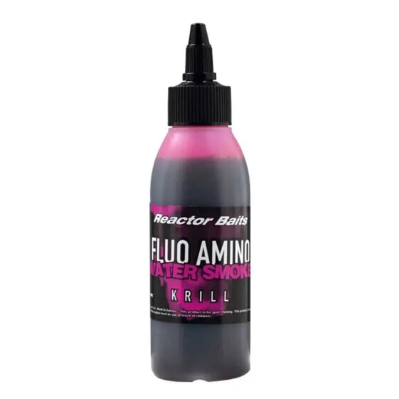 REACTOR BAITS Fluo Aminos Water Smoke 125ml Krill Liquid Bait Additive