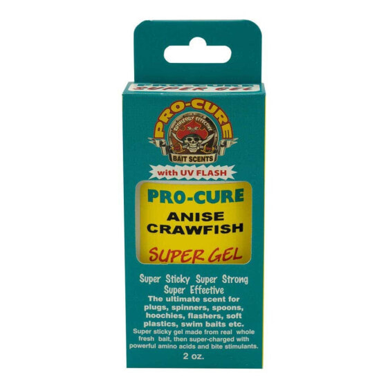 PRO CURE Super Gel Plus 56g Crawfish Anise Liquid Bait Additive