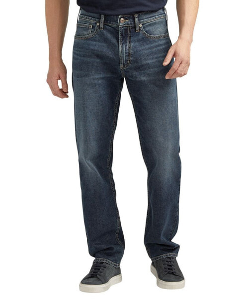 Джинсы мужские Silver Jeans Co. модель Eddie Athletic Fit Tapered Leg