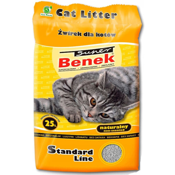 Туалет для кошек Super Benek Compact Natural Серый 25 л