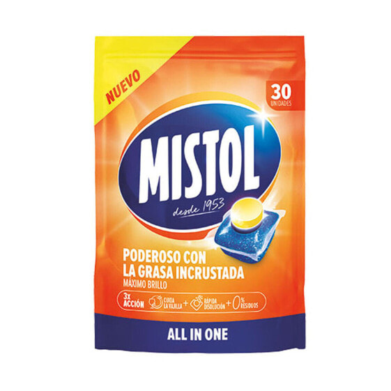 Капсулы для посудомоечной машины Mistol 30 штук