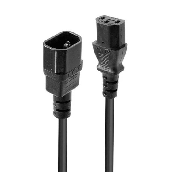 LINDY C14 To IEC C13 Extension power cord 1 m