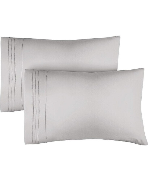 Soft Microfiber Pillowcase Set of 2 - King