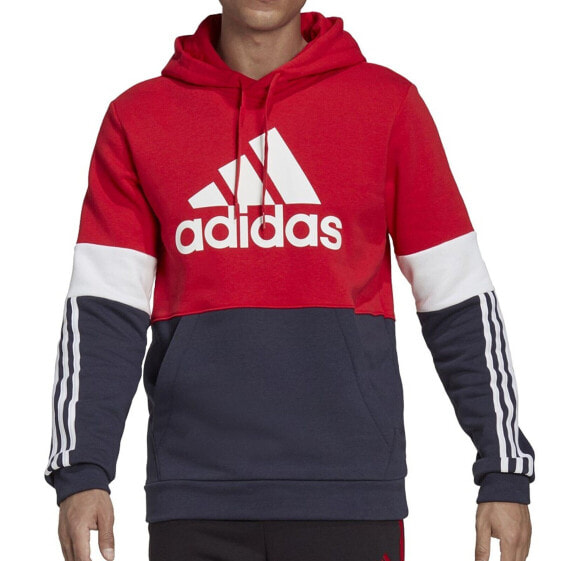 [H58980] Mens Adidas Essentials Fleece Colorblock Hoodie