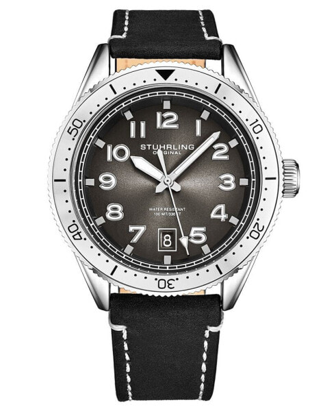 Часы Stuhrling Regal Black 42mm