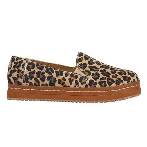 Туфли TOMS Palma Leopard Slip On бежевый для женщин