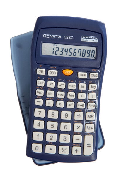 Genie 52 SC - Pocket - Scientific - 10 digits - 1 lines - Battery - Navy