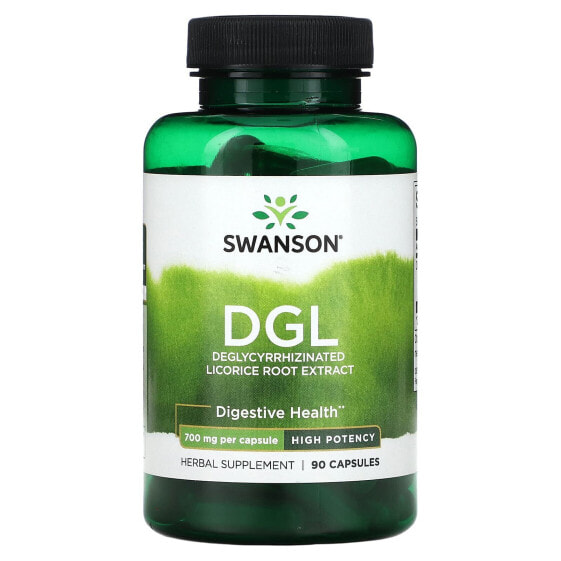 DGL, High Potency, 700 mg, 90 Capsules