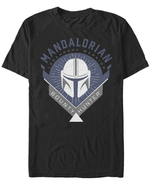 Star Wars The Mandalorian Warrior Emblem Short Sleeve Men's T-shirt