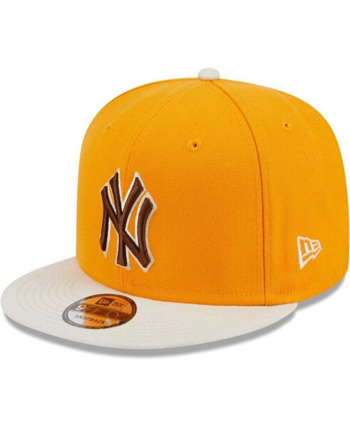 Бейсболка с напылением золотого цвета New Era New York Yankees Tiramisu 9Fifty Snapback Hat - Мужская обувь Головные уборы