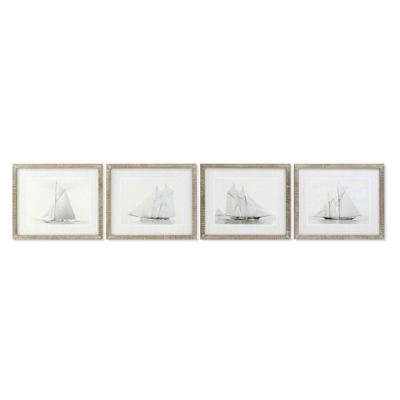 Картина Home ESPRIT парусное судно 60 x 2 x 50 cm (4 штук)