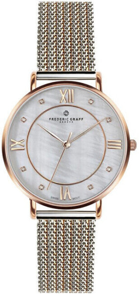 Часы Frederic Graff Liskamm Steel Rose Gold Mesh