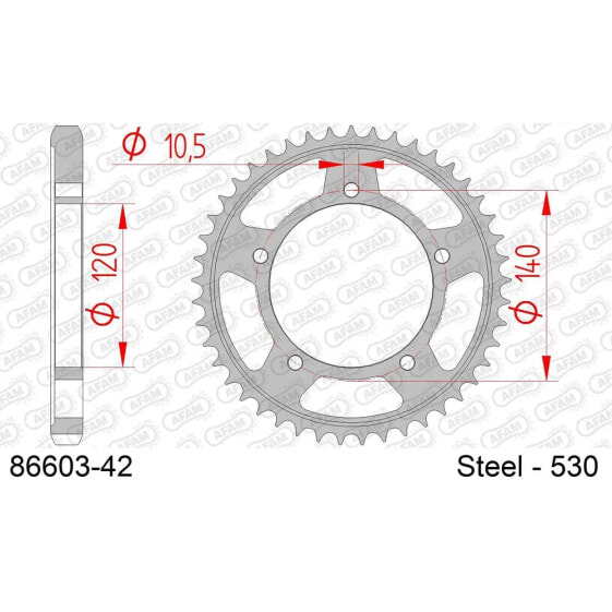 AFAM 86603 rear sprocket