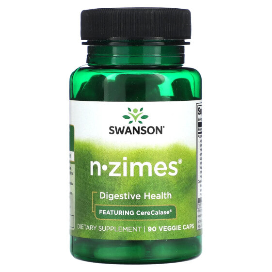Капсулы для пищеварения Swanson N-Zimes, 90 шт