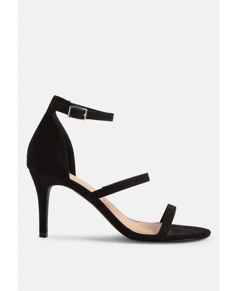 Kazaki Mid Heel Ankle Strap Sandals