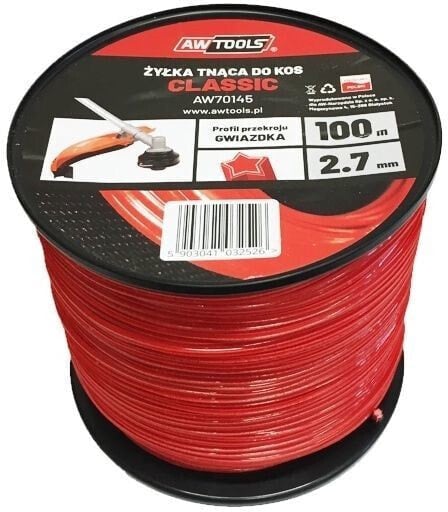 AWTools Żyłka tnąca CLASSIC 3,0x100m gwiazdka (AW70146)