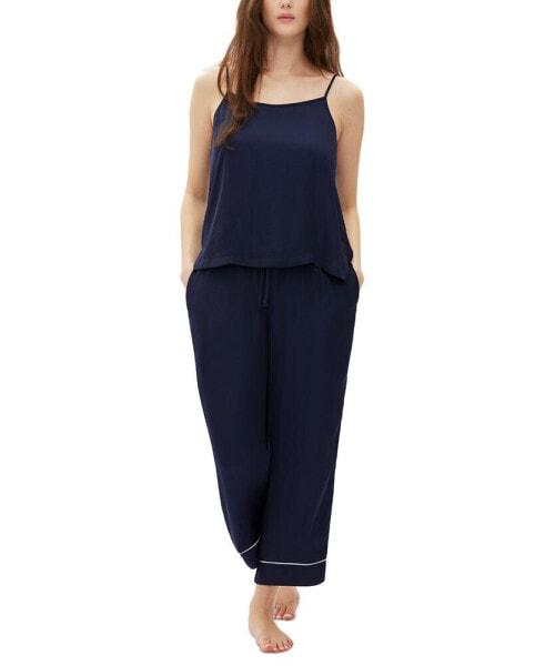 Women's 2-Pc. Sleeveless Camisole Pajamas Set