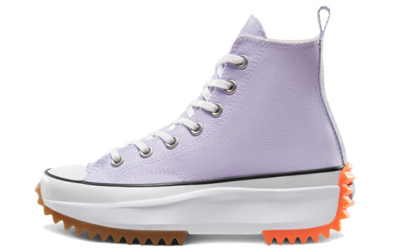 Кеды Converse Высокие Run Star Hike пурпурные 168286C