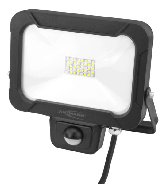 Прожектор ANSMANN® WFL1600S - Навесной рабочий свет - Черный - IP54 - Фасадный - Гараж - Настенное крепление - Прозрачный