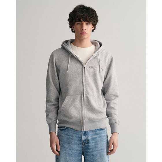 GANT Embossed Full full zip sweatshirt