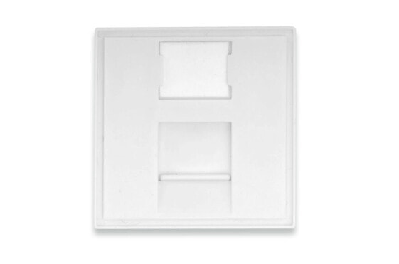 DIGITUS 45x45 mm Face Plate for Trunking