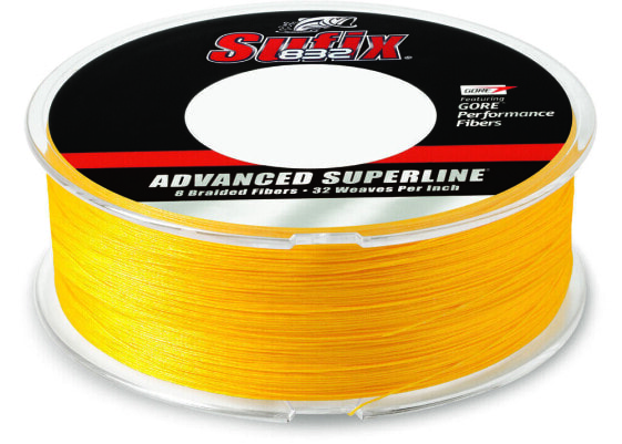 Sufix 832 Braid Fishing Line | Hi-Vis Yellow | 65 lb | 600 yd