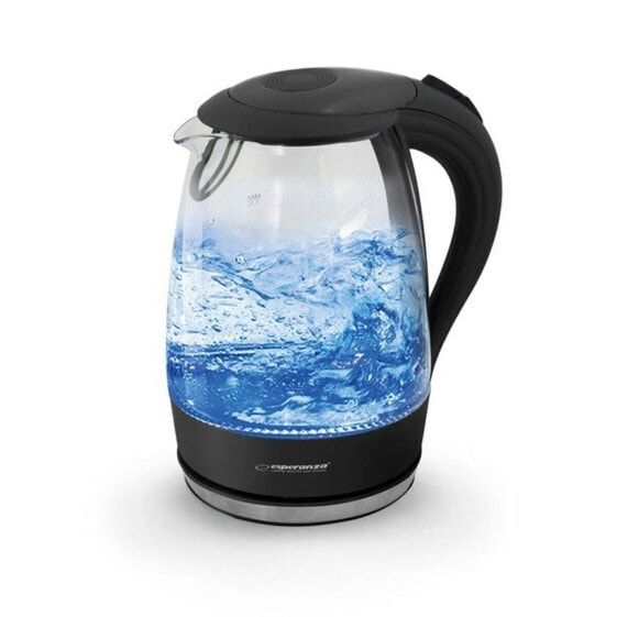 Электрический чайник Esperanza Чёрный Cтекло Пластик 2200 W 1,7 L