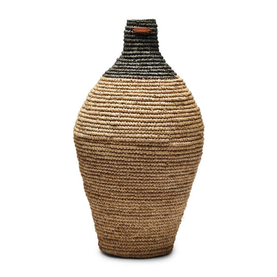 RM Sisal Weidenvase schwarz