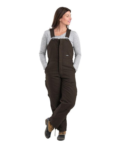 Petite Plus Softstone Duck Insulated Bib Overall